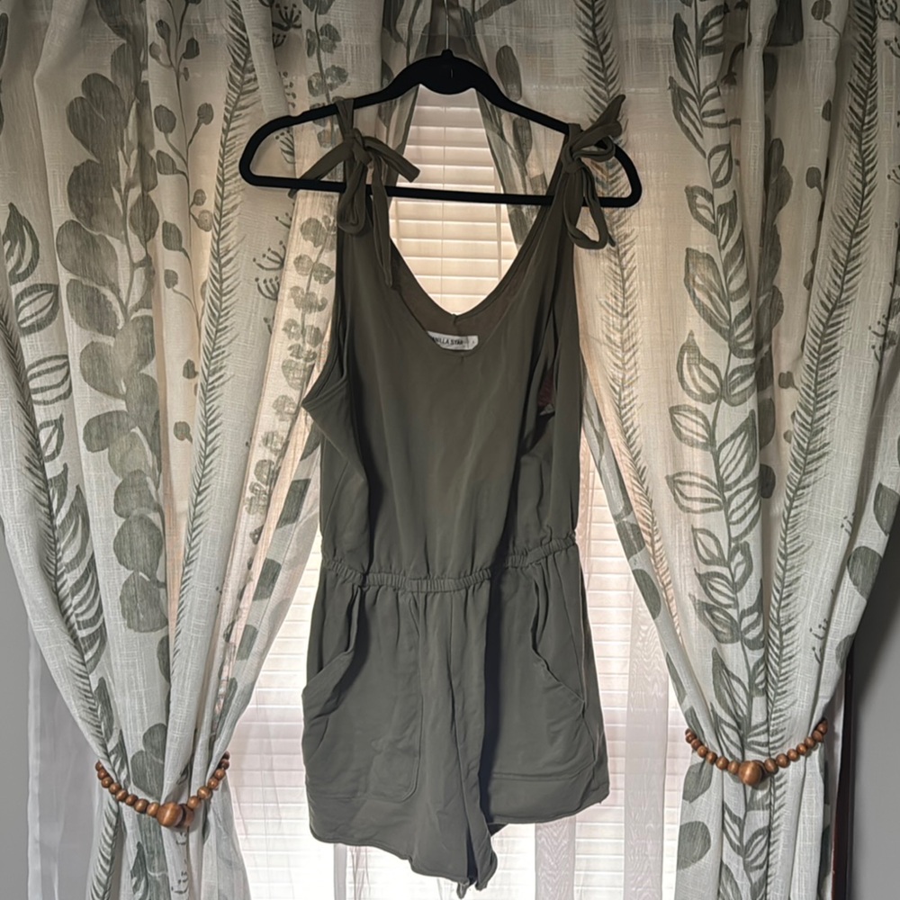 Stylish Olive Green Romper